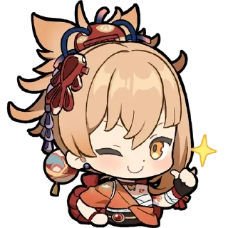 😉 emoji Paimon's Paintings 2 Telegram sticker 13 of 112