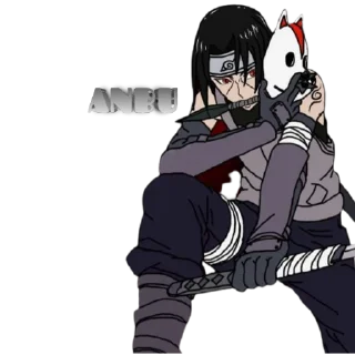 😵‍💫 emoji ITACHI UCHIHA 2006 Telegram sticker 14 of 20
