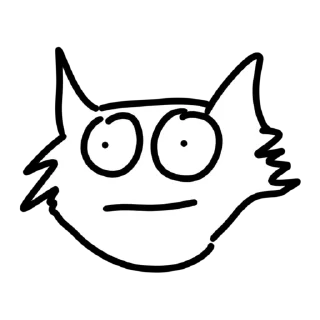 😶 emoji котек милий Telegram sticker 4 of 14