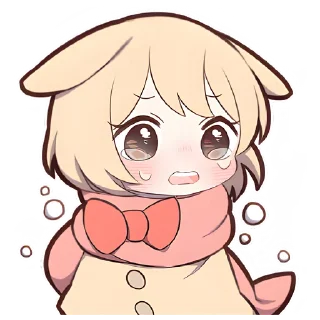 😭 emoji Сладкий зайчик 2 @nyasticks Telegram sticker 7 of 41
