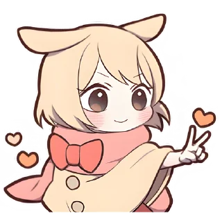 ✌ emoji Сладкий зайчик 2 @nyasticks Telegram sticker 5 of 41