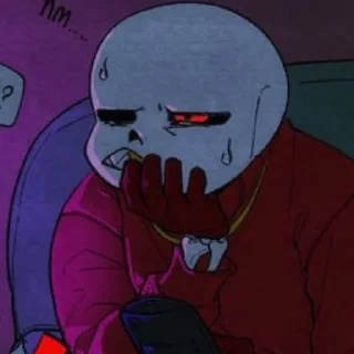 🤔 emoji UNDERFELL SANS Telegram sticker 2 of 83