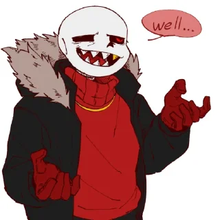 😀 emoji UNDERFELL SANS Telegram sticker 20 of 83