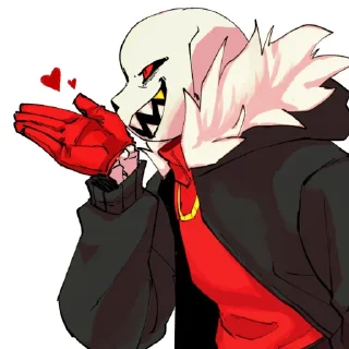 😘 emoji UNDERFELL SANS Telegram sticker 22 of 83