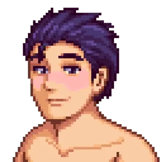 😊 emoji Stardew Valley Victor by @kurpix Telegram sticker 16 of 61