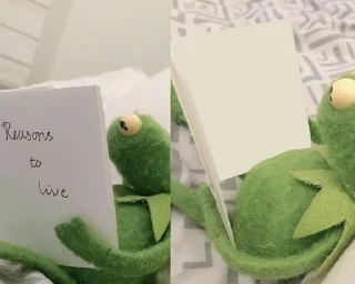 🥲 emoji kermet the froggy Telegram sticker 21 of 34