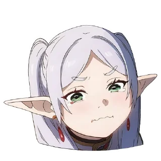 🥺 emoji Frieren (@dasein0) Telegram sticker 21 of 120