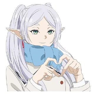 🫶 emoji Frieren (@dasein0) Telegram sticker 7 of 120