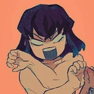 😨 emoji Иноске Telegram sticker 16 of 30