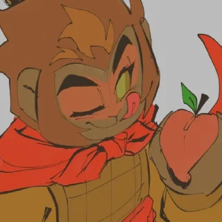 🍑 emoji monkie kid Telegram sticker 21 of 90