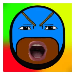 😡 emoji Даунти - my life be like Telegram sticker 11 of 15