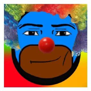 🤡 emoji Даунти - my life be like Telegram sticker 12 of 15