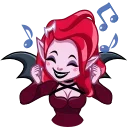 💃 emoji Lady Vampire Telegram sticker 13 of 16