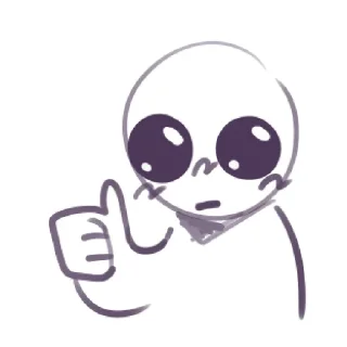 👍 emoji аутистический Telegram sticker 21 of 111