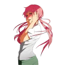 Sticker from Mirai Nikki By Yulya (@julia_pcret)