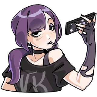 😏 emoji chpic.su • @Premium_Stikers | Яна без текста Telegram sticker 20 of 52