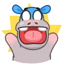 Sticker from Hopper the Hippo
