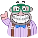 🤓 emoji Hopper the Hippo Telegram sticker 13 of 25