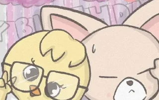 ✌ emoji SKZOO 🐺🐰🐷🥟🐿️🐥🐶🦊 Telegram sticker 4 of 98