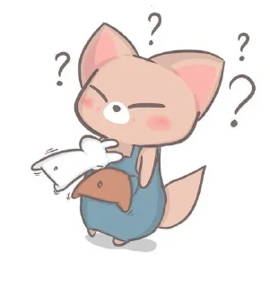 🦊 emoji SKZOO 🐺🐰🐷🥟🐿️🐥🐶🦊 Telegram sticker 10 of 98