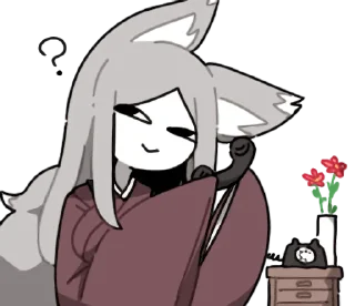 🤳 emoji Yashiki kitsune Telegram sticker 11 of 16