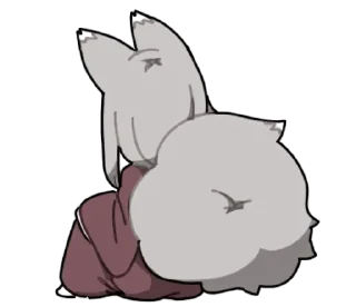 😞 emoji Yashiki kitsune Telegram sticker 7 of 16