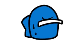 🟦 emoji blue Alternative fnf Telegram sticker 17 of 19
