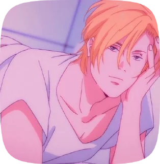🌟 emoji BANANA FISH Telegram sticker 11 of 110