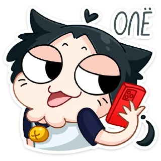 📞 emoji Тёмная Милшу @TgSticker Telegram sticker 13 of 56