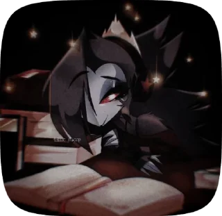 🦉 emoji БОЛЬШЕ ⇨ @CLOOBHUB ОКТАВИЯ АДСКИЙ БОСС HELLUVA ТГ Telegram sticker 9 of 26