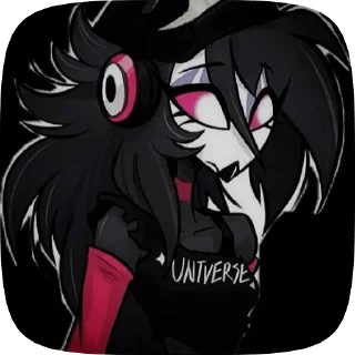 🦉 emoji БОЛЬШЕ ⇨ @CLOOBHUB ОКТАВИЯ АДСКИЙ БОСС HELLUVA ТГ Telegram sticker 12 of 26