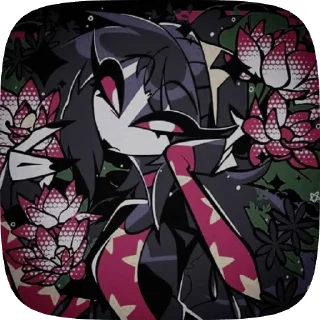 🦉 emoji БОЛЬШЕ ⇨ @CLOOBHUB ОКТАВИЯ АДСКИЙ БОСС HELLUVA ТГ Telegram sticker 5 of 26