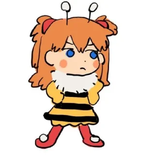 😏 emoji NeonGenesisEvangelion by @stickerhut Telegram sticker 22 of 65