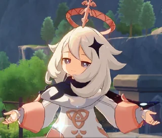 😌 emoji Paimon Telegram sticker 18 of 25