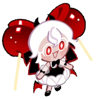 🤩 emoji Candy Apple Cookie • @run_cookie_run Telegram sticker 17 of 50