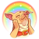 😌 emoji Tuna the Dog Telegram sticker 9 of 35