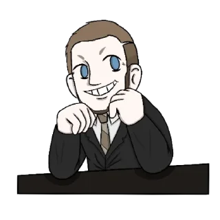 😁 emoji Anders Breivik | by: Gnom SS Telegram sticker 5 of 22