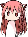 😑 emoji Puni never smile :: @line_stickers Telegram sticker 24 of 40