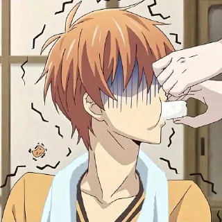 😥 emoji Корзинка фруктов @anime_stickerr Telegram sticker 19 of 20
