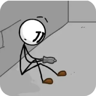 😞 emoji Henry Stickmin • @Earth928B Telegram sticker 8 of 60