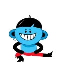 🕺 emoji COOL GUY Telegram sticker 11 of 28