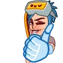 Sticker from Cyber Girl