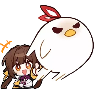 😃 emoji Chibi | @honkaistarmedia Telegram sticker 9 of 64