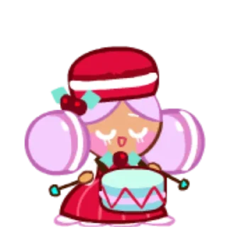 🎉 emoji Macaron Cookie! Telegram sticker 17 of 44