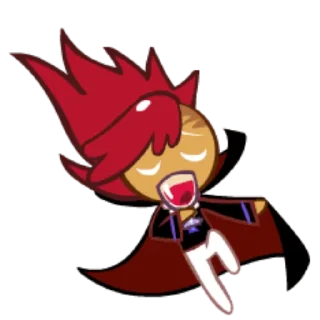 🍷 emoji Vampire Cookie! Telegram sticker 11 of 27