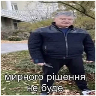 Sticker from мирного рішення не буде