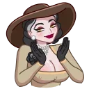❤️ emoji Lady Dimitrescu Telegram sticker 12 of 20