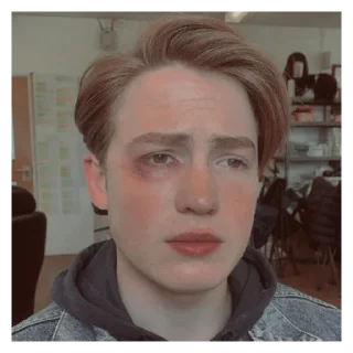 🥺 emoji Мальчик и ретривер✨ Telegram sticker 15 of 34