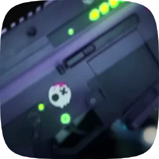 Sticker from Murder Drones @Kosmokawi
