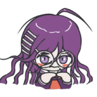 😄 emoji «°  .·•° .— Toko  Fukawa♡» Telegram sticker 20 of 56